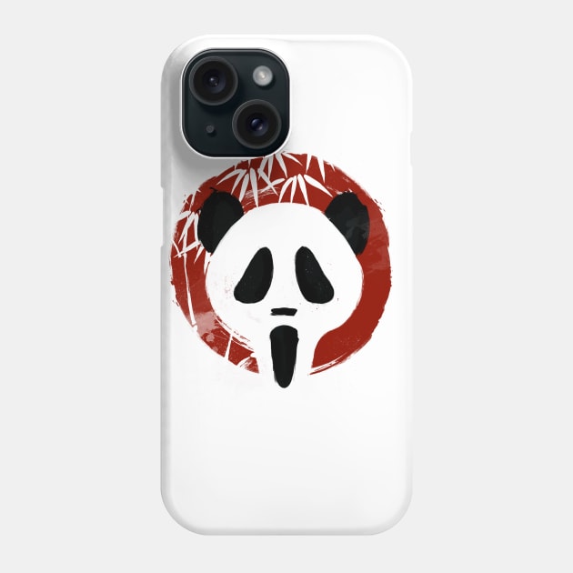 Screaming Panda Phone Case by angrymonk