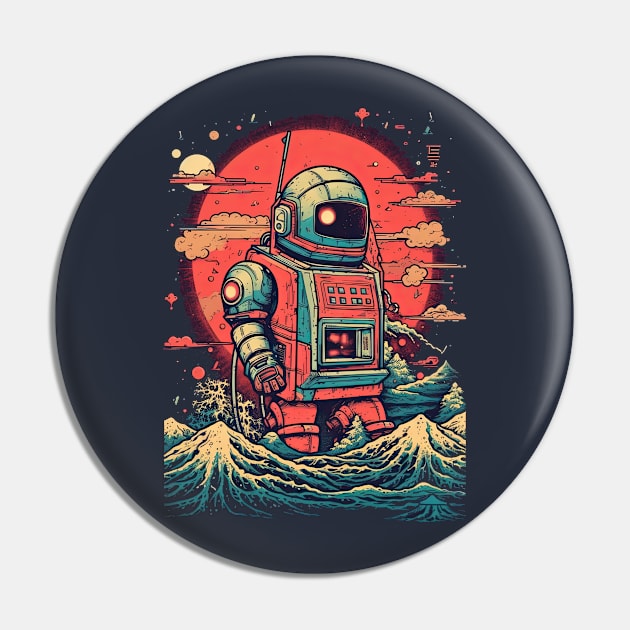 Robot crashing through the waves Pin by obstinator