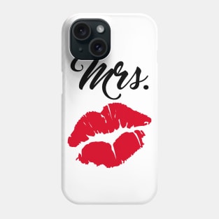 mrs. kiss Phone Case