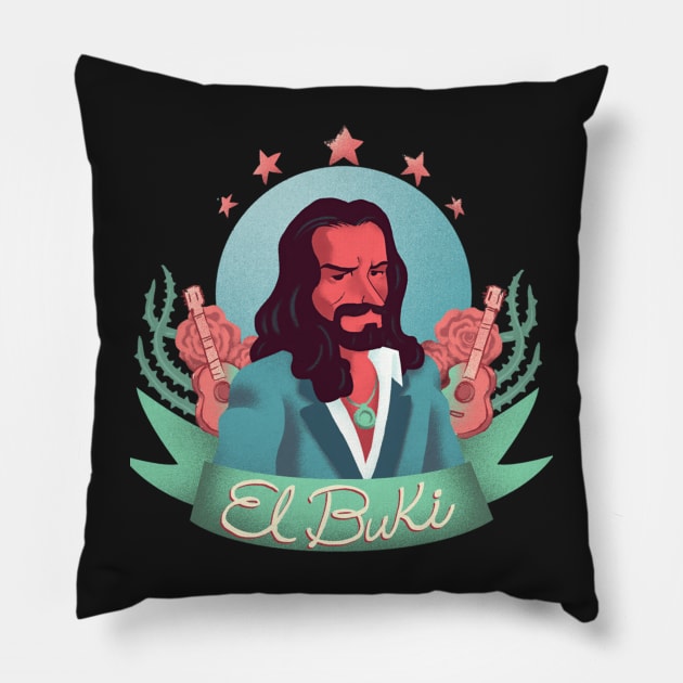 Los Bukis Pillow by brophycmillis