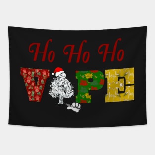 Ho HO Ho VAPE  Vapers Christmas Tapestry