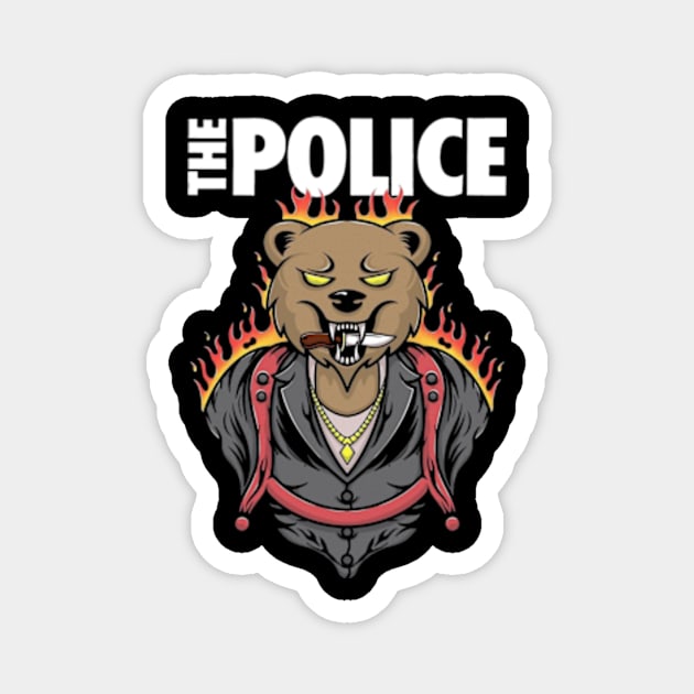 The bear police Magnet by PROALITY PROJECT