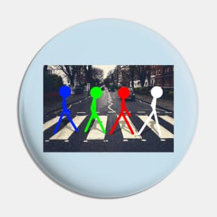 stickman the beatles Pin