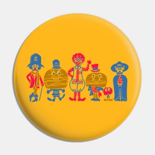 Mcdonaldland lineup Pin