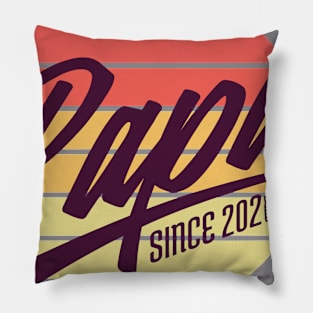 Papa since 2020 Pillow