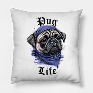 Pug Life - Light Color Pillow