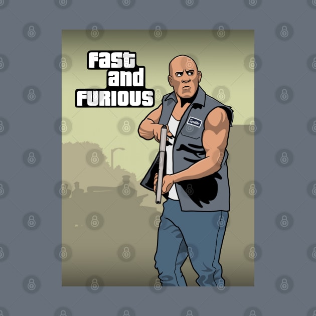 GTA Dominic Toretto by GarryDeanArt