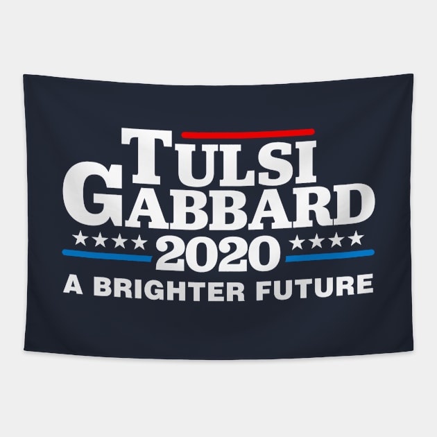 Tulsi Gabbard 2020 A Brighter Future Tapestry by TextTees