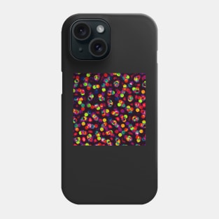 Rainbow Paint Polka Dots Phone Case