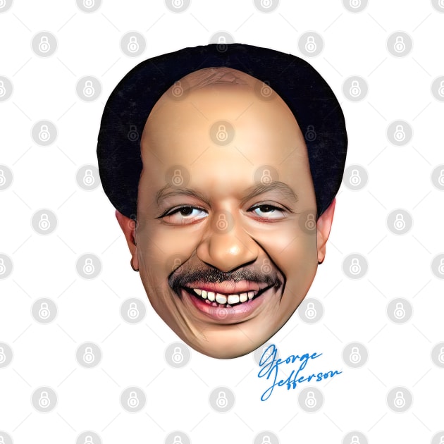 George Jefferson - Retro Fan Design by DankFutura