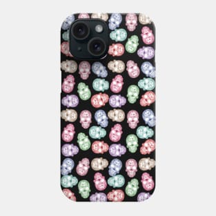 Colorful Sugar Skull Pattern Phone Case