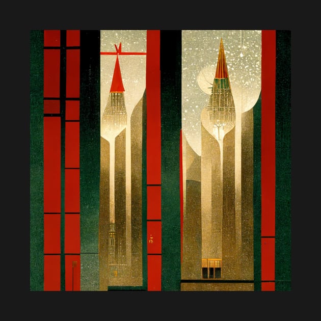 Festive Aesthetic - Art Deco Christmas II by RoseAesthetic