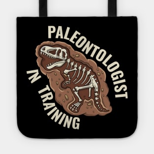 Paleontologist In Training Fathers Day Gift Funny Retro Vintage Tote