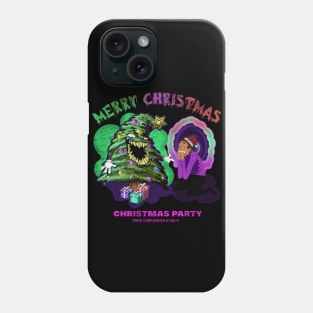 merry christmas from evil christmas tree Phone Case