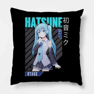 hatsune miku new 2 Pillow