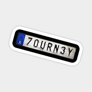 70URN3Y Car license plates Magnet