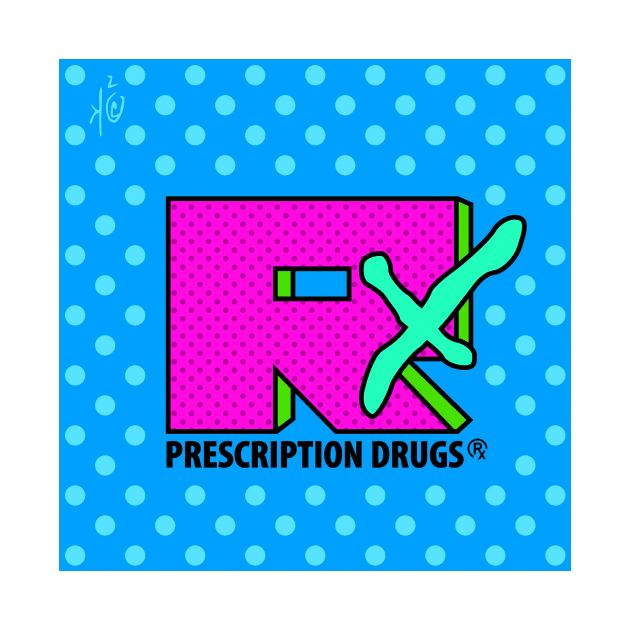 Pharmacy Pop Art 80s 90s MTV Parody by RxBlockhead