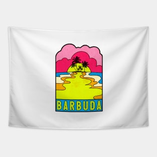 Barbuda Groovy Sunset 70's Hippie Hippy Vintage Antigua Tapestry