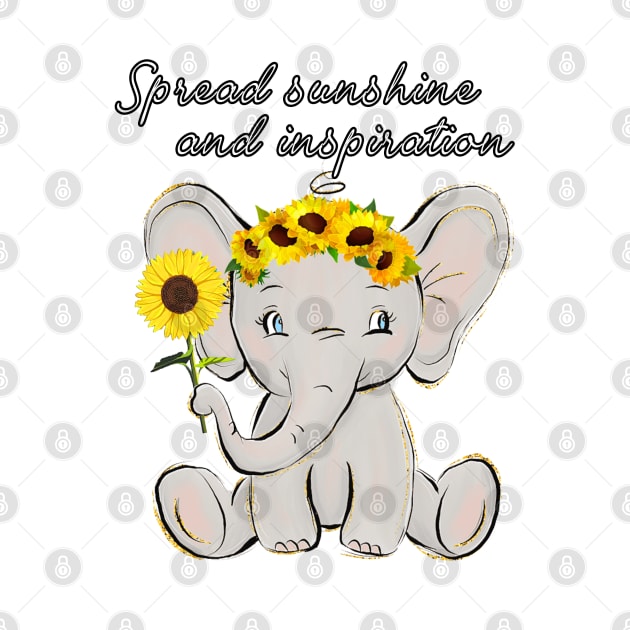 Sunshine and Inspiration Elephant by Duckgurl44