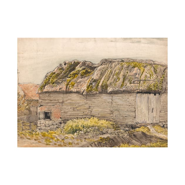 A Barn with a Mossy Roof, Shoreham by Samuel Palmer by Classic Art Stall