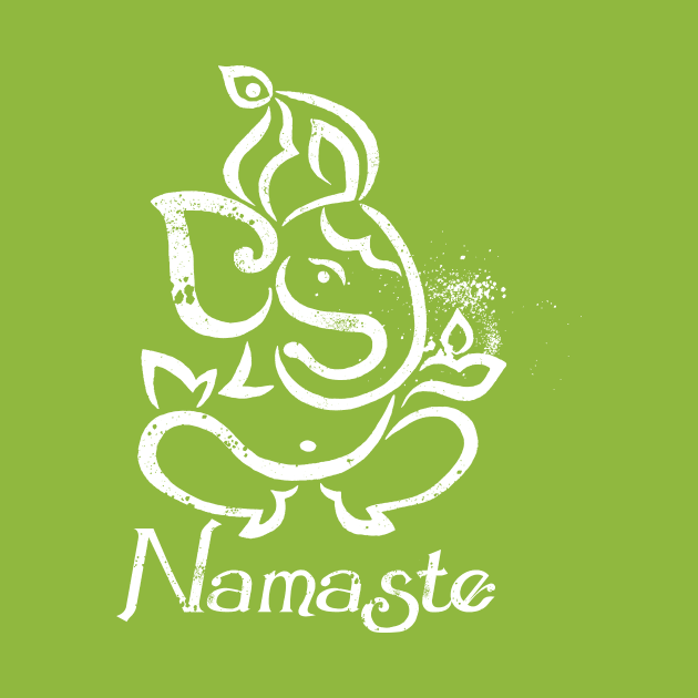 Namaste Ganesh  Indian Elephant Shirt by GatheringoftheGeek