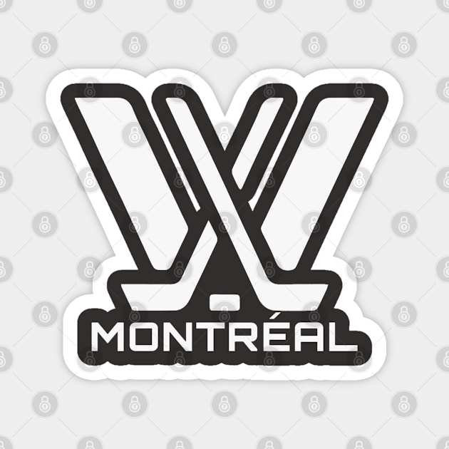 PWHL Montreal Wall Paper Magnet by albertkeith48