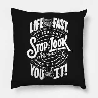 Life Quote Pillow