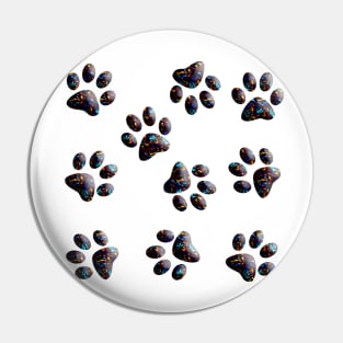 Cute Little Paws 3D - Pattern Design 2 Pin