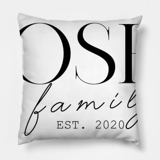 Josh Family EST. 2020, Surname, Josh Pillow
