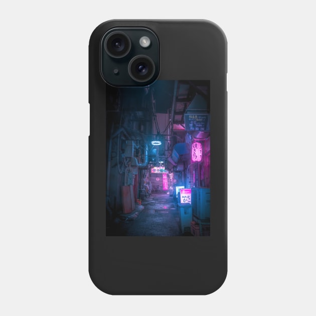 Dark City vibes in Tokyo Phone Case by TokyoLuv