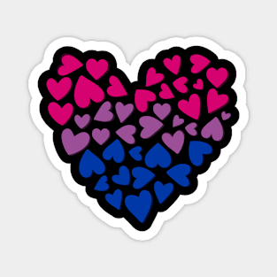 Bisexual Heart Magnet