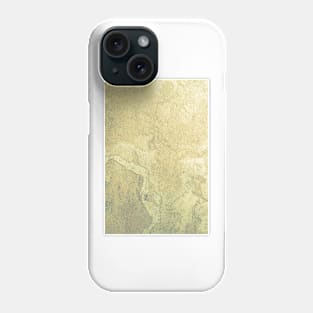 Texture of old yellow concrete wall for background. Cracked concrete wall. Phone Case