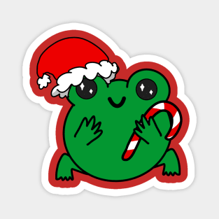 Christmas Frog Magnet