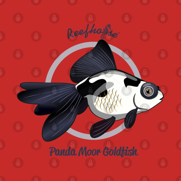 Panda Moor Goldfish by Reefhorse