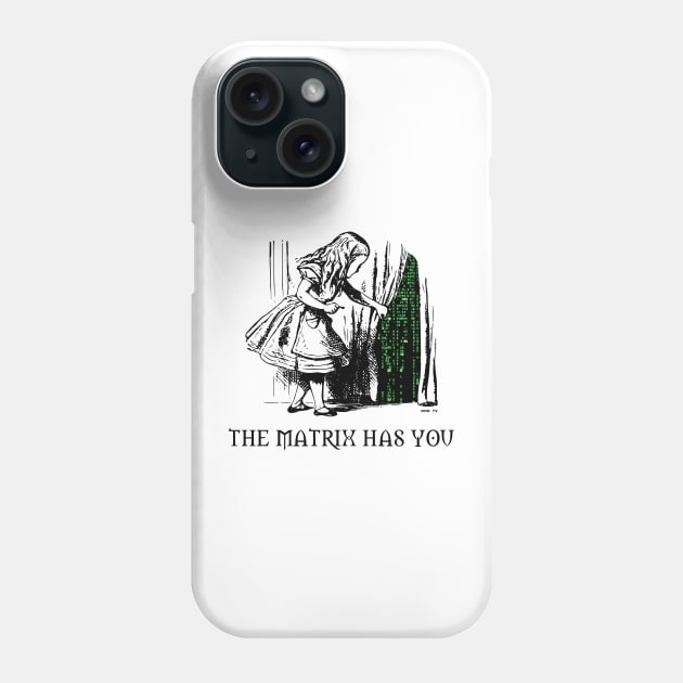 Matrix Has You Phone Case by Mami Ampel