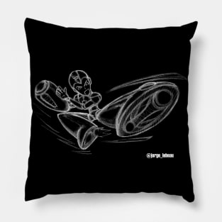 megaman x, by lebeau Pillow