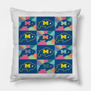 Milby Pop Art Grid Mod 2 Pillow