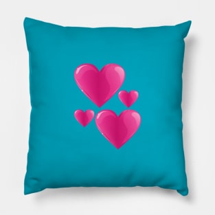 Hearts - on Valentine´s Day Pillow