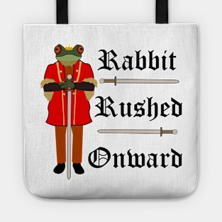 Rabbit Rushed Onward Prince Gerard of GreenLeigh Tote