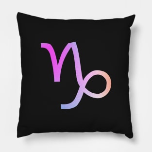 capricorn colorful aura Pillow