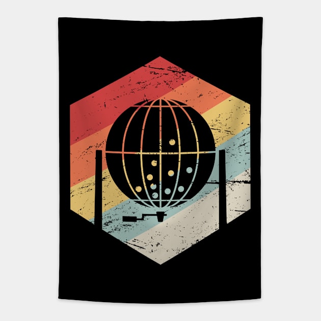 Retro Vintage Bingo Caller Icon Tapestry by Wizardmode