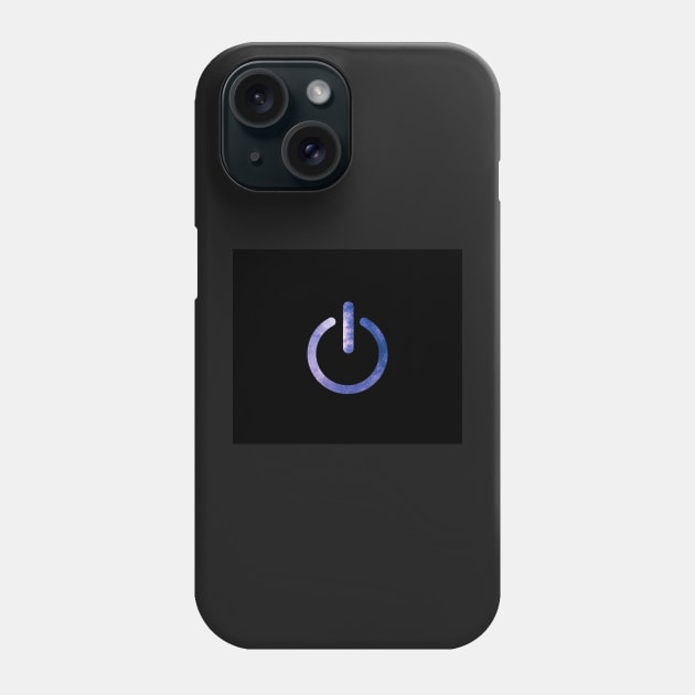 Power button Phone Case by daghlashassan