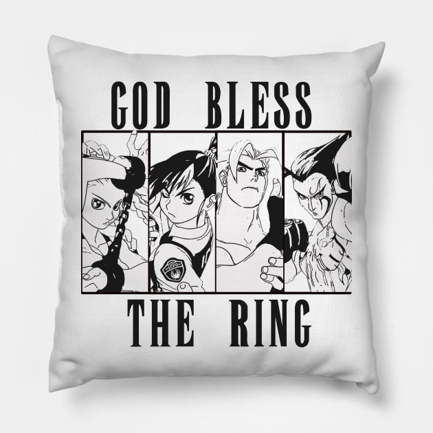 Fighters Bless the Ring Pillow by Punch Black