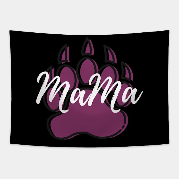 Bear Mama Tapestry by Plush Tee