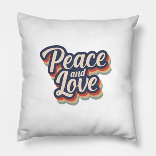 Peace and Love Pillow