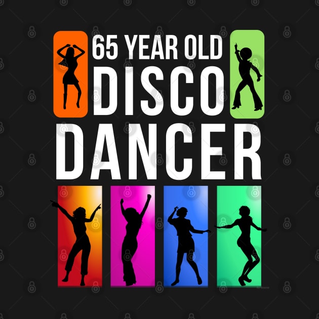 65 Year Old Disco Dancer Birthday Gift Idea For 65 Year Old by giftideas