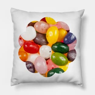 Cool colorful sweet Easter Jelly Beans Candy Pillow