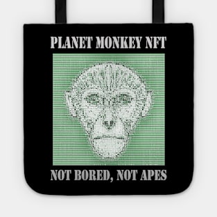 On Planet Monkey nft Collection Not Bored Apes Tote