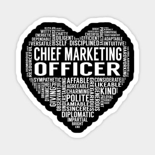 Chief Marketing Officer Heart Magnet