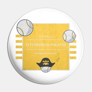 Pittsburgh Pirates for baseball lovers 2022 season Pin